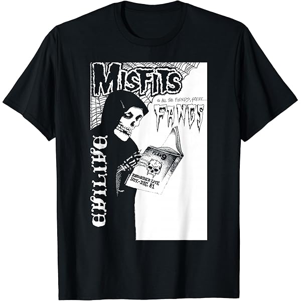 Amazon | Misfits – Earth AD Tシャツ | Tシャツ・カットソー 通販
